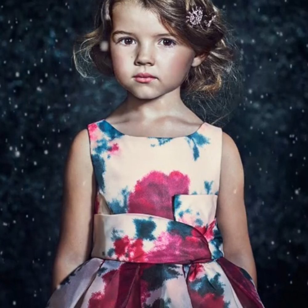Floral Organza Dress - Janie and Jack Size 3